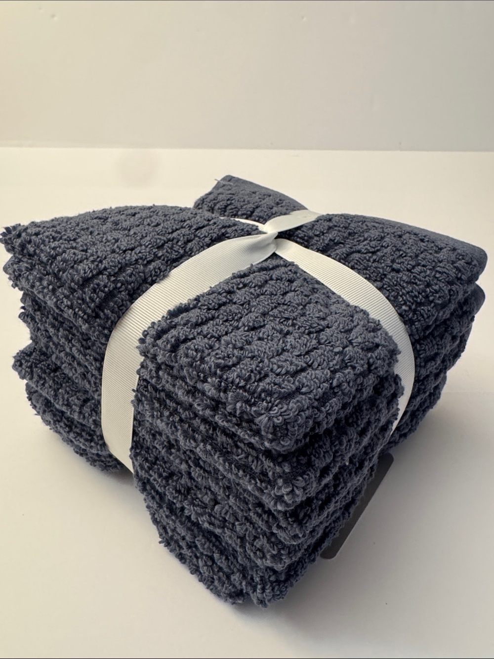 6pc TRULY LOU Quick Dry 100% Cotton Zero Twist Loops Bath Washcloth Towel Set - Picture 4 of 5